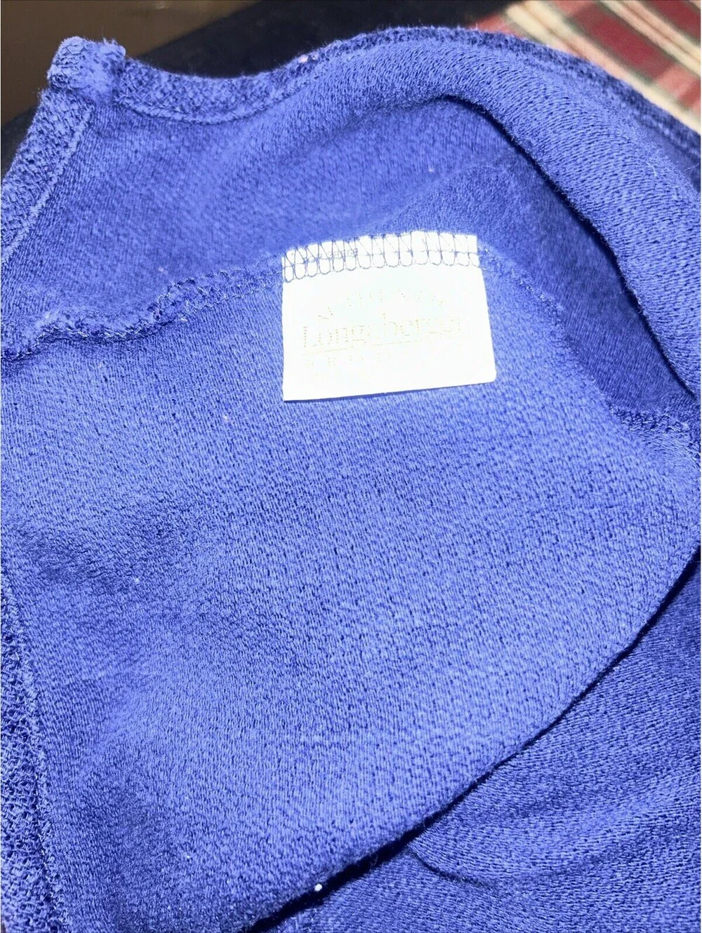 Longaberger Household Caddy Basket Fabric Liner in Indigo Blue